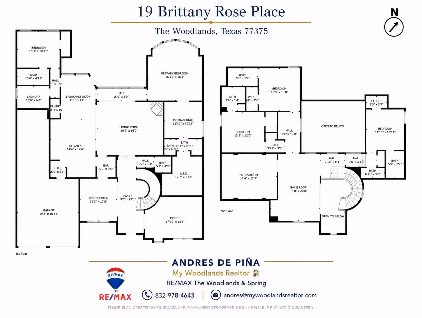 Photo 2 of 19 Brittany Rose Place, The Woodlands, TX