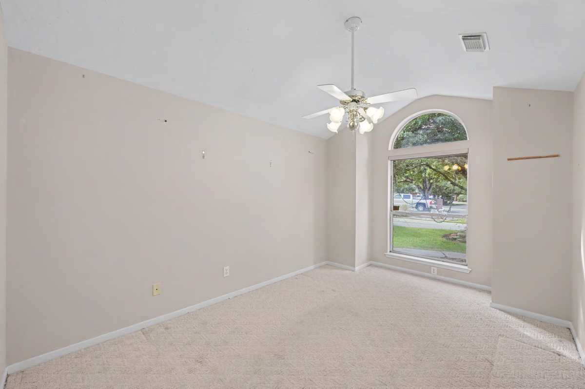 Front Guest Bedroom with views of the front yard.