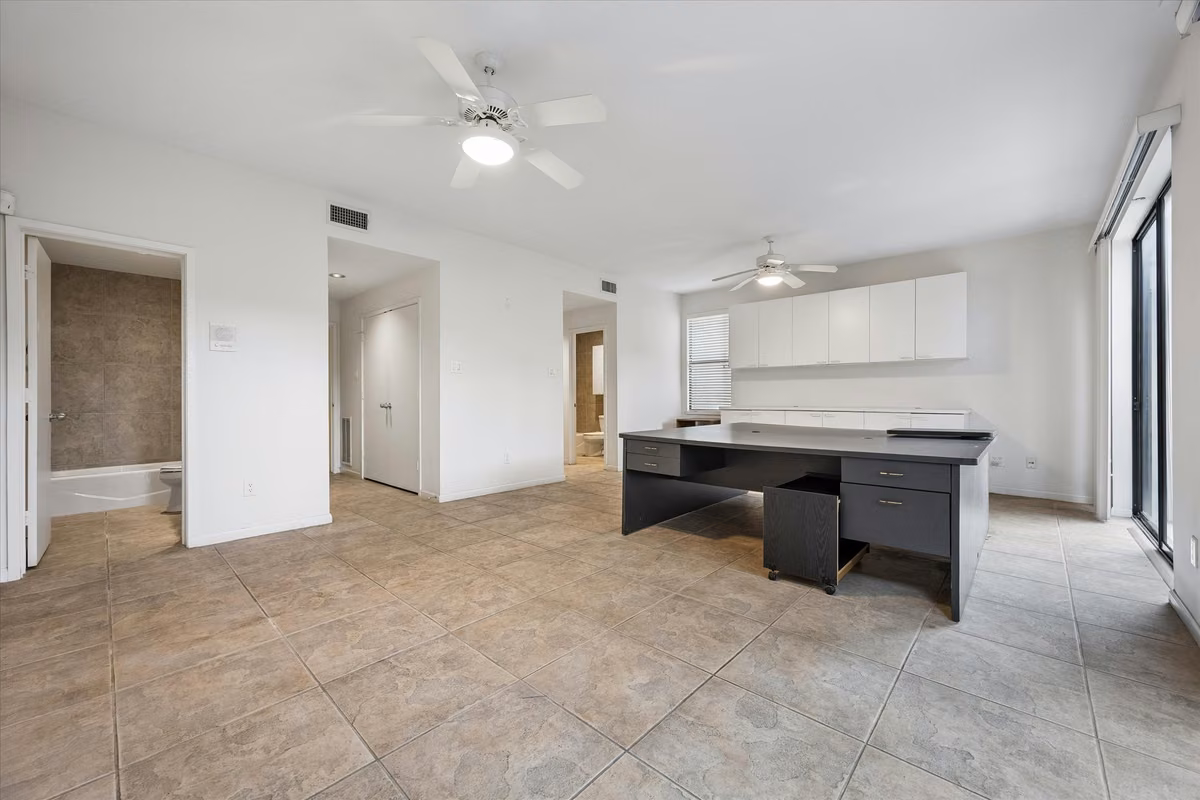 ANOTHER VIEW OF THIS WONDERFUL SPACE.  COULD BE A COMPLETE LIVING AREA FOR A MOTHER.  VIEW BOTH BATHS AND CLOSETS ON EACH SIDE OF THE HALLS.