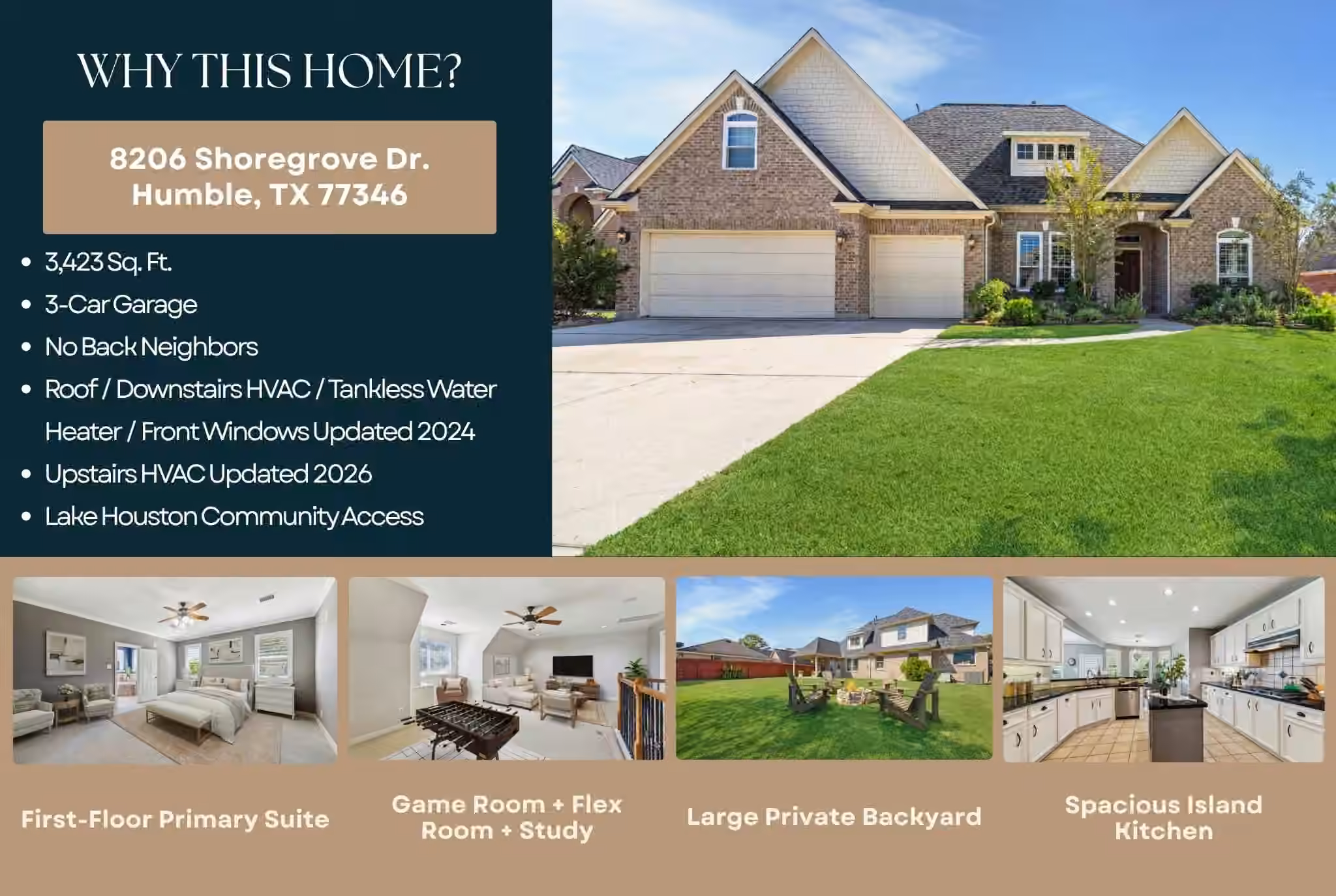 Photo 2 of 8206 Shoregrove Drive, Humble, TX