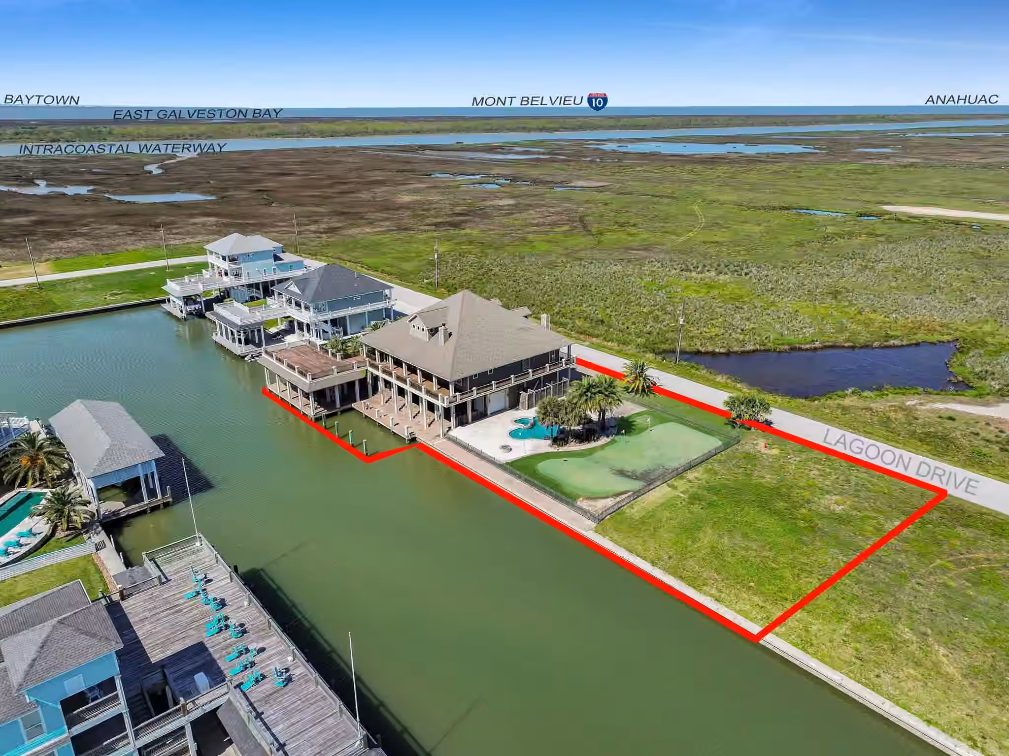 Photo 3 of 1239 Lagoon Drive, Crystal Beach, TX