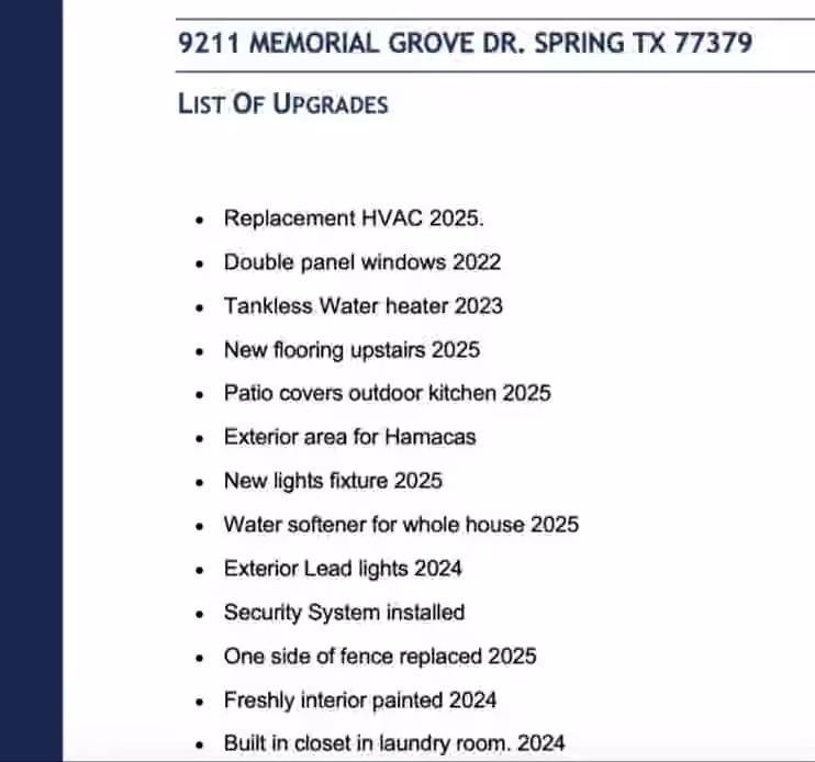 Photo 5 of 9211 Memorial Grove Drive, Spring, TX